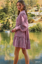 Load image into Gallery viewer, POLLY PLAID DRESS

