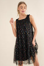 Load image into Gallery viewer, CHIFFON SEQUIN EMBELLISHED DRESS

